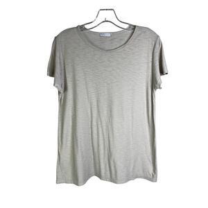 MC‎ Michelle by Comune Short Sleeve TShirt Womens M Beige Lightweight Classic